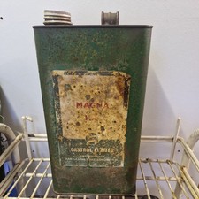Wakefield Castrol Vintage Motor Oil Can Magna HL Garage Display Very Rare Tin