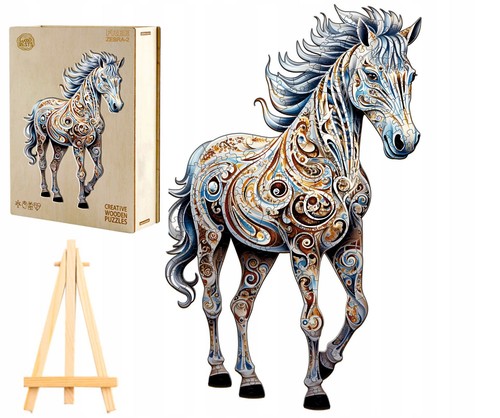 Wooden jigsaw puzzle 230 pcs - wooden,