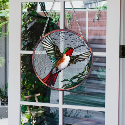 Acrylic hanging hummingbird - acrylic,
