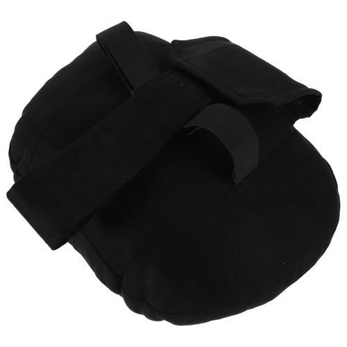 Black car headrest pillow - black,
