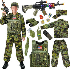 Kids Army Soldier Costume with