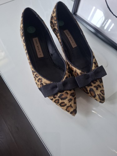 Zara leopard bow - leopard, print