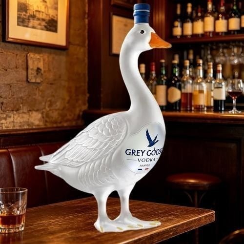 Grey goose vodka sculpted - grey,