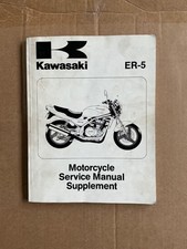 GENUINE KAWASAKI SUPPLEMENTARY SERVICE MANUAL ER500 ER 500 ER-5 ER5 1997-2000