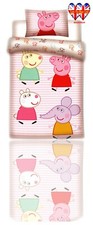 Official Peppa Pig Duvet Cover & Pillowcase,Baby Toddler Bedding Set(100X135cm)