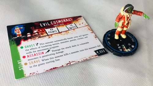Horrorclix evil cosmonaut 053 - evil, #053