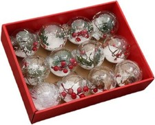 SLHEQING Christmas Baubles 12