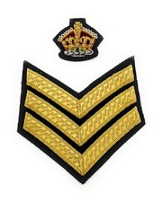 Badge Staff Sergeant Crown &