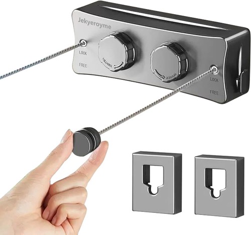 Retractable clothesline indoor - clothesline,