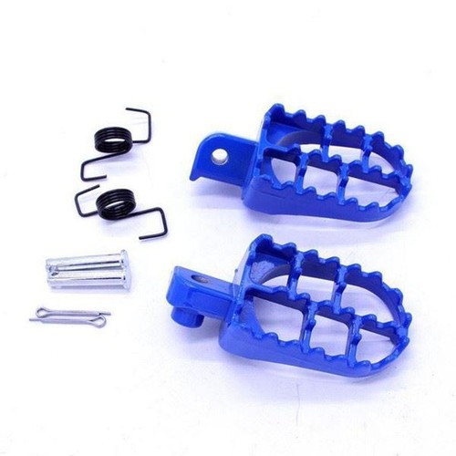 Blue foot pegs - foot, rest