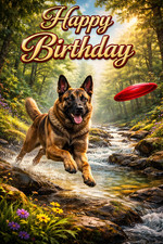Belgian shepherd dog birthday - belgian,
