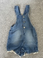 Primark Denim Shorts Dungarees