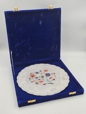 White Marble Inlay Plate