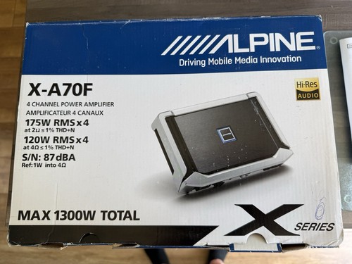 Alpine car amplifier - car,