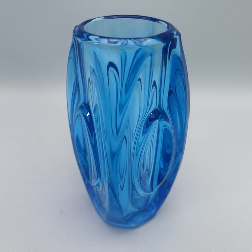Vintage rosice sklo union - sklo, blue