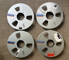 Ampex 406 10.5" Reel to Reel NAB Spool x4 - For 1 inch tape