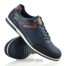 Mens Casual Canvas Lace Up