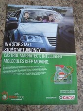 CASTROL MAGNATEC'S MOLECULES EURO 2008 ADVERT A4 SIZE FILE 4