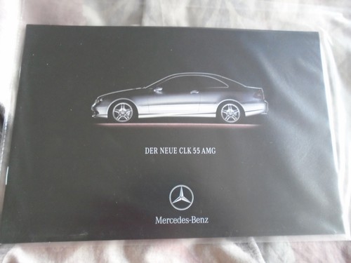 Mercedes clk55 amg brochure - mercedes,