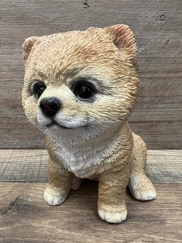 Dog pomeranian resin - dog,