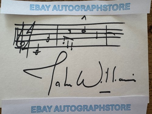 John williams genuine signed - williams,