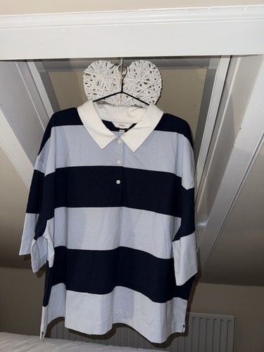 Striped rugby top new - m&s, top,