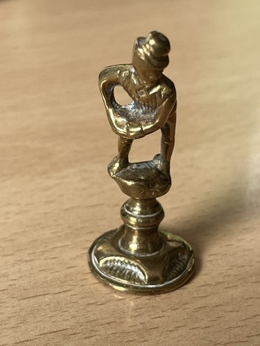 Vintage brass pipe tamper - , sam