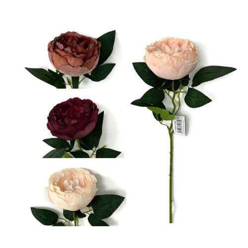 Single artificial peony flower - artificial,