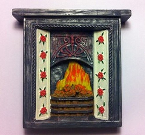 Resin fireplace dolls - resin,