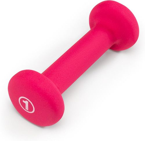 Colored neoprene dumbbell - neoprene, hand