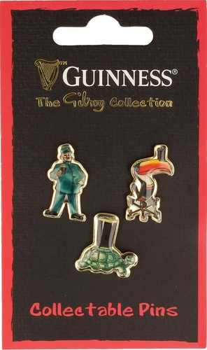 Guinness gilroy lapel pin - -,