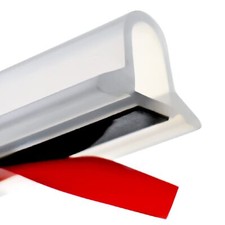 67 Inch Collapsible Shower Threshold Water Dam for Wheelchair Accessible