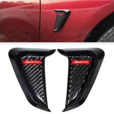 2x Real Carbon Fiber ABS Side