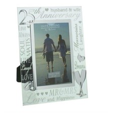 25th Wedding Anniversay Silver