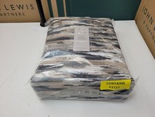 John Lewis W228 x Drop 137cm Brushstroke Stripe Weave Eyelet Curtains