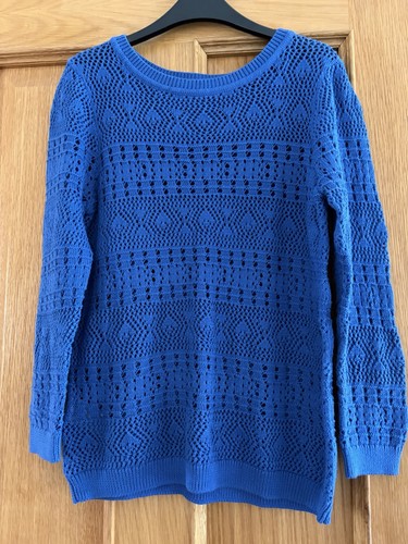 Ladies laura ashley blue knit - ashley,