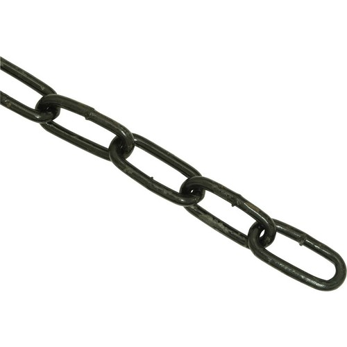 Japanned steel chain black - chain, 5