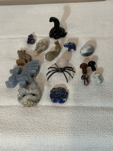 Lot crystal gemstone - 15,