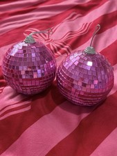 Great Condition Pair Of Pink
