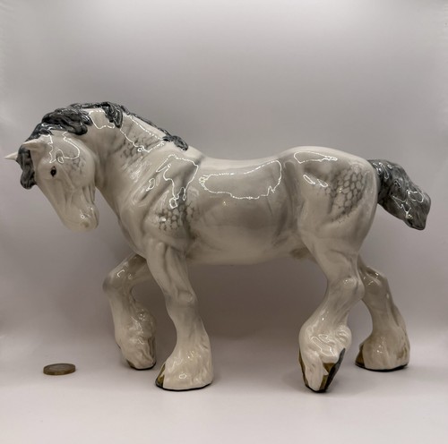 Beswick shire horse large - -,