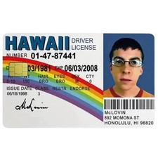 Mclovin ID Superbad Funny