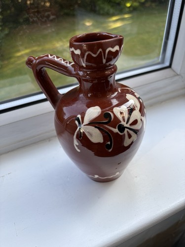 Vintage hungarian folk pottery - vintage,