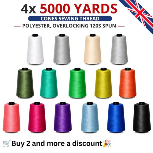 5000 yards cones sewing - x,