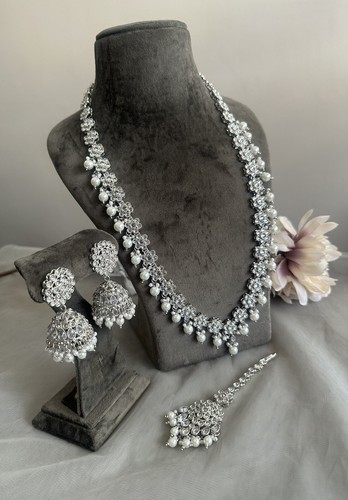 Imitation silver mala set - mala,