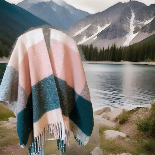 Radley shawl wrap fringed - radley,