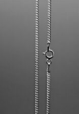 925 Sterling Silver Diamond Cut Curb Chain Necklaces (Various Sizes Available) 
