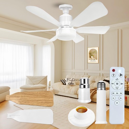 Ceiling fan with - lights, and