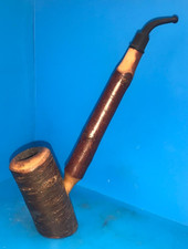 Antique Smoking Pipe Huge Austrian Cherrywood Estate Pipe VGC