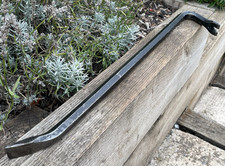 Vintage Large 24" Pry Bar Crow Bar Wrecking Bar Nail Puller Floorboard Lifter