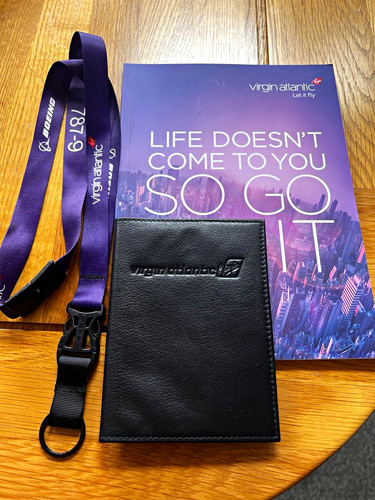 Virgin atlantic black leather - atlantic,